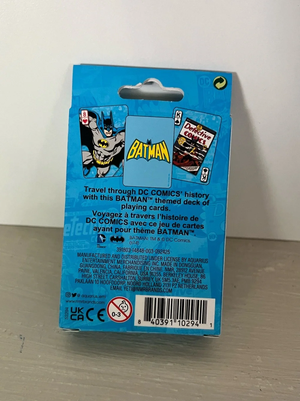 NIB Batman DC Comics Aquarius Playing Cards Retro Deck New Sealed